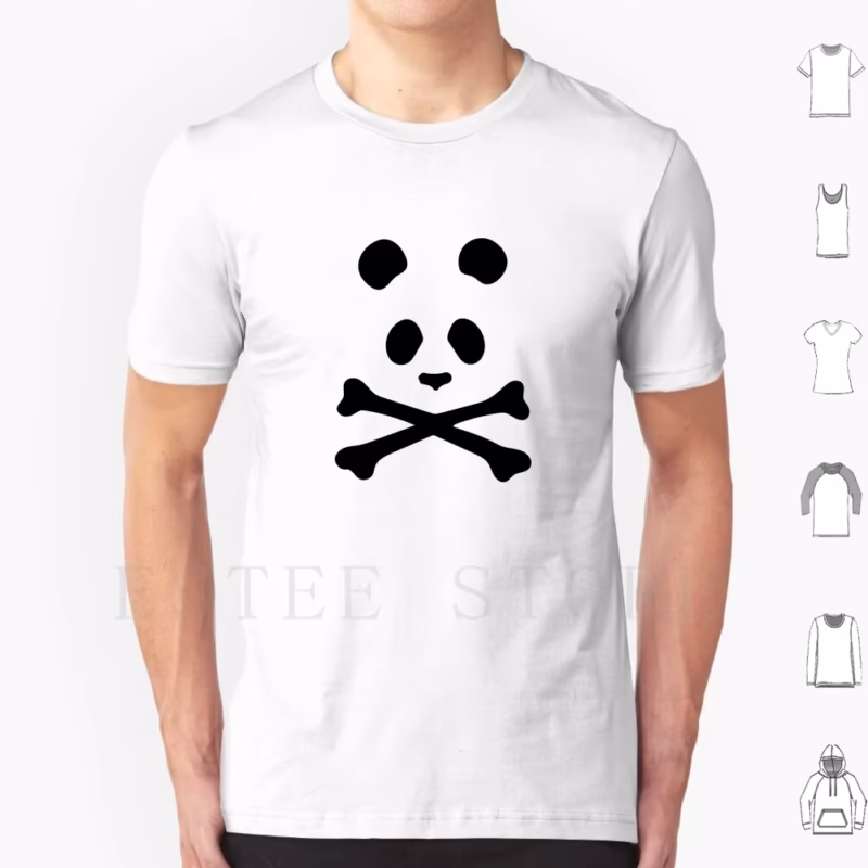 JR Pandarates shirts are adorable and now with the renowned Jolly Rogers panda print you can be the life of the party with the dual themed bombshell