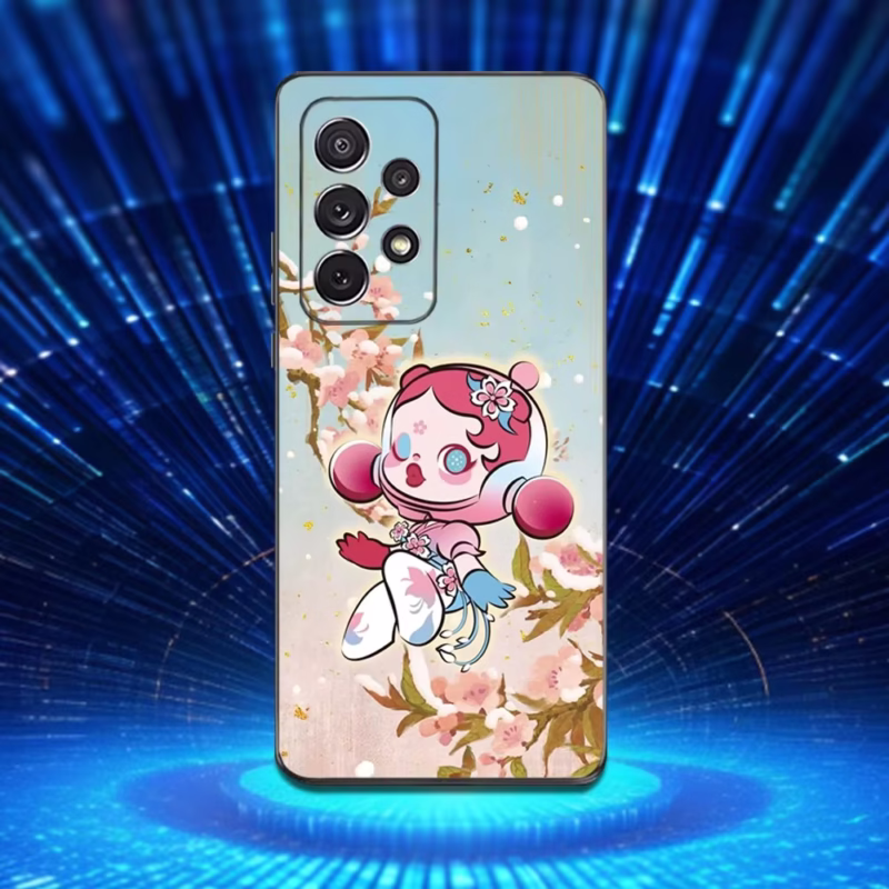 Crafted for the Samsung galaxy, the Adorable S-SkullPanda-ES Black Case cradles the S25, S24, S23, S22, S21, S20, S10, Ultra, Plus, Lite and FE with ease - Image 4