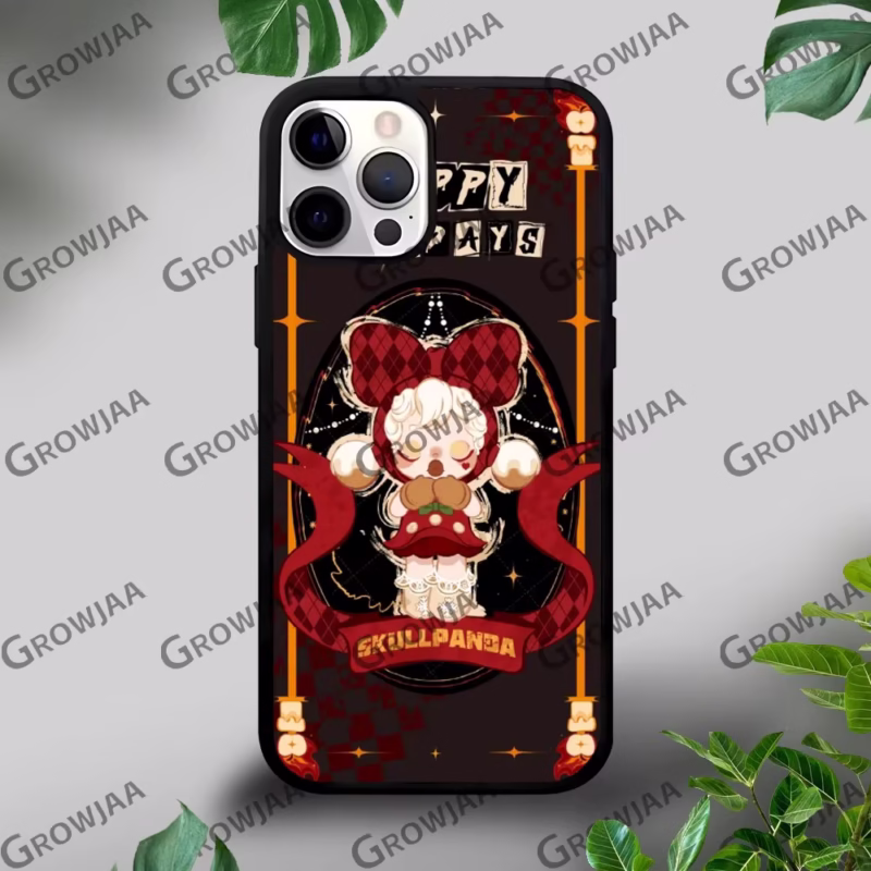 Celulares Hard Funda S-SKULLPANDAS Art Design Case for iPhone 16, 15, 14, 13, 12, 11, Pro, XS Max, Mini, and Plus - Image 4