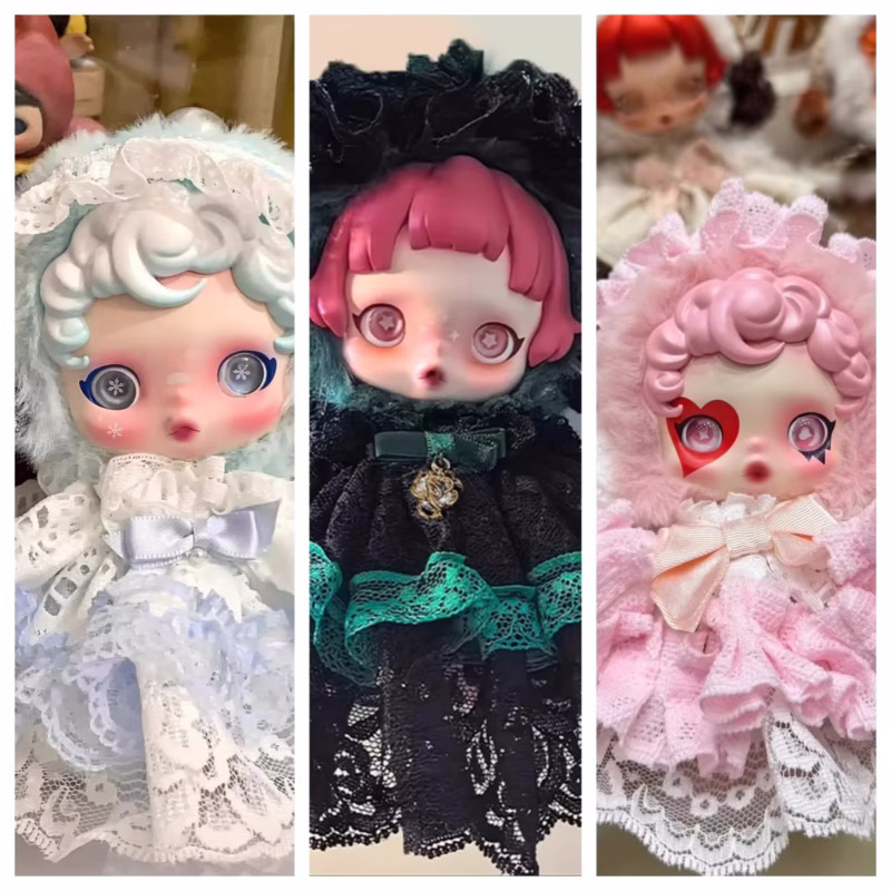 The DIY Vinyl Dolls Winter Music Series Princess Outfit Set is here, decked out exclusively for Labubu and Skullpanda