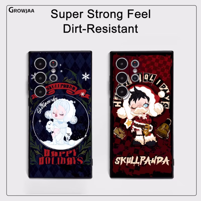 S-SKULLPANDAS Phone Case with Art Design—Super S21, S20 Plus 5G—offers chic protection for Galaxy S25, S24, S22, and S23 devices - Image 2