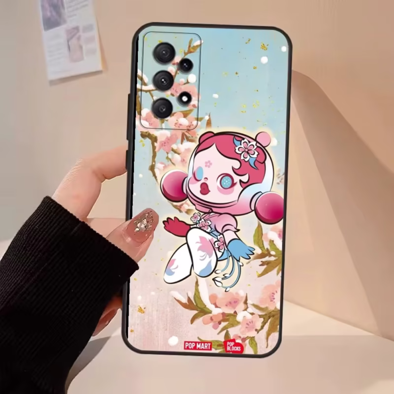 Cuddly S-SkullpandaS Flexible Black Shell Case for Galaxy A13, A21s, A22, A31, A32, A52, A53, A71 & A80 - Image 4