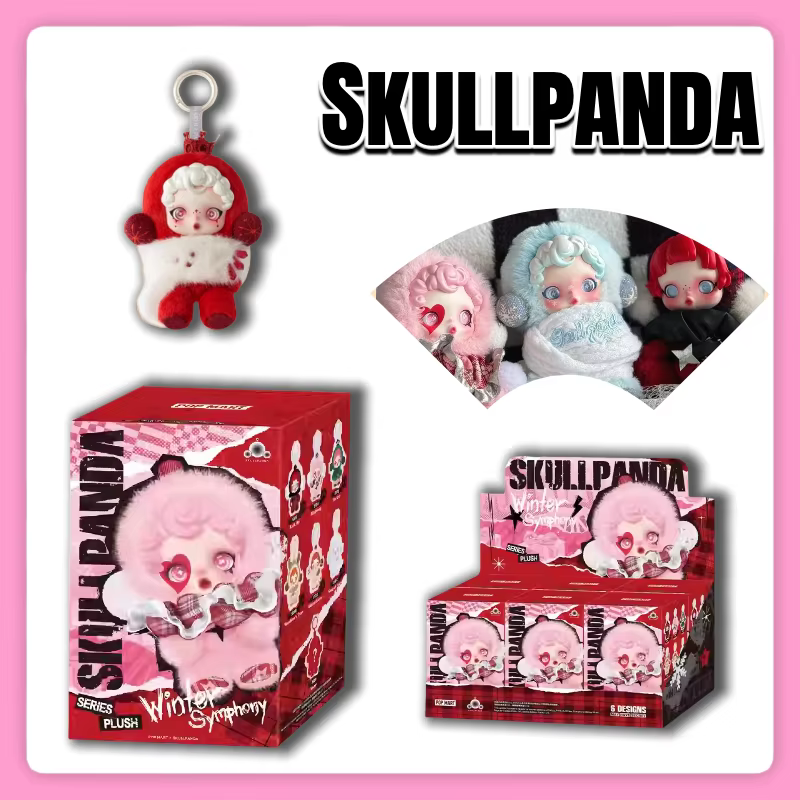 Slip a lid off the Skullpanda Winter Music Series Blind Box, and you’re handed a tiny, plush song ready for keychain karaoke
