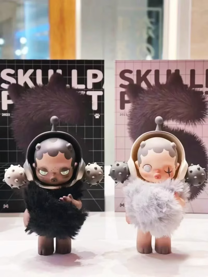 SKULLPANDA MONSTER ROWROW BABY DOGGIE Frenzy: Designer Plush 12cm Collectible - Image 2