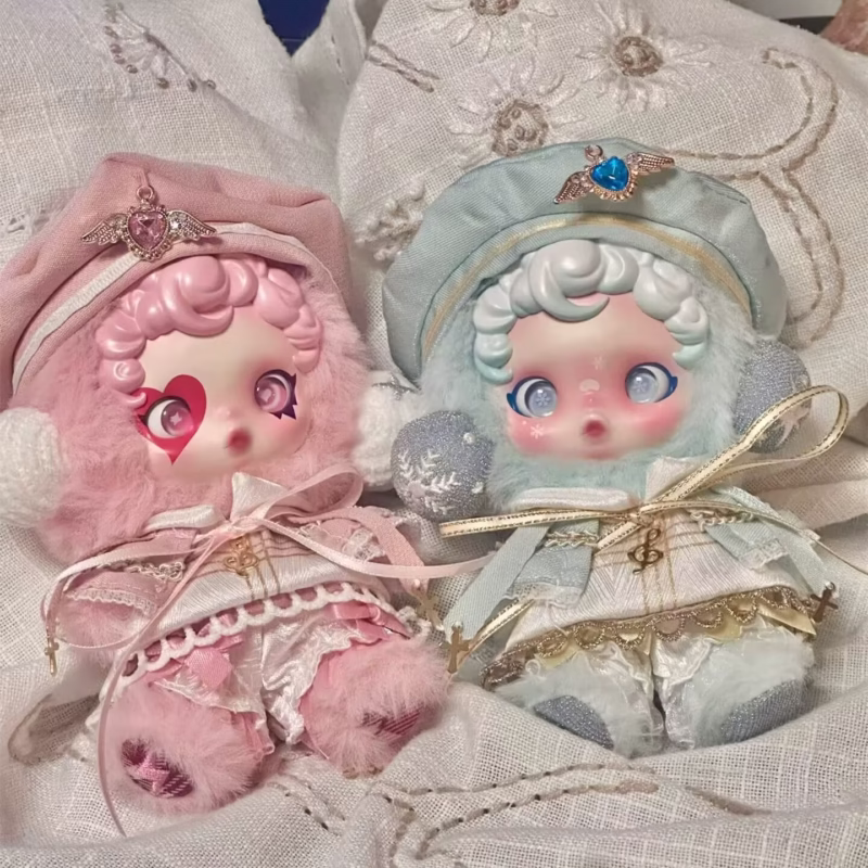 Baby Clothes Cat Cloak Set Cozy 10cm Skullpanda L' Impressionism Velvet Plush Doll Dress Winter Symphony