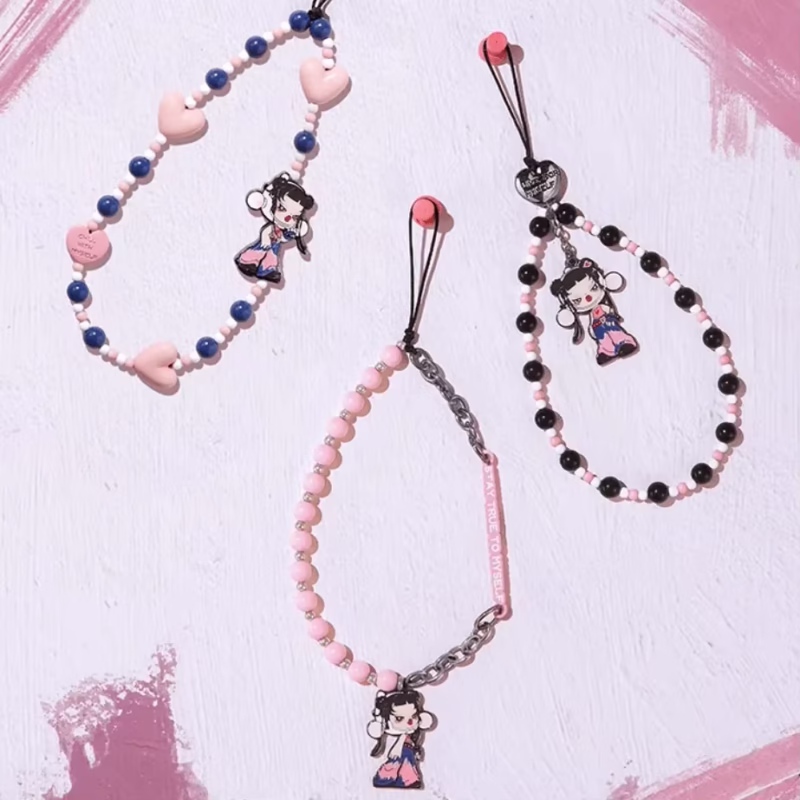 SKULLPANDA CHEERS TO MYSELF Surprise Blind Box: Hanging Chain Kawaii Anime Miniatures Birthday Gift