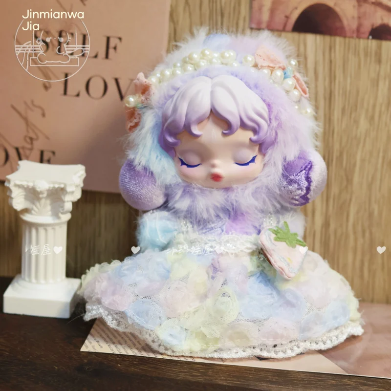 Chic Miniature Doll Ensemble: Skullpanda 10cm L'Impressionnisme Attire by Accessories (V2 & V1) - Image 2