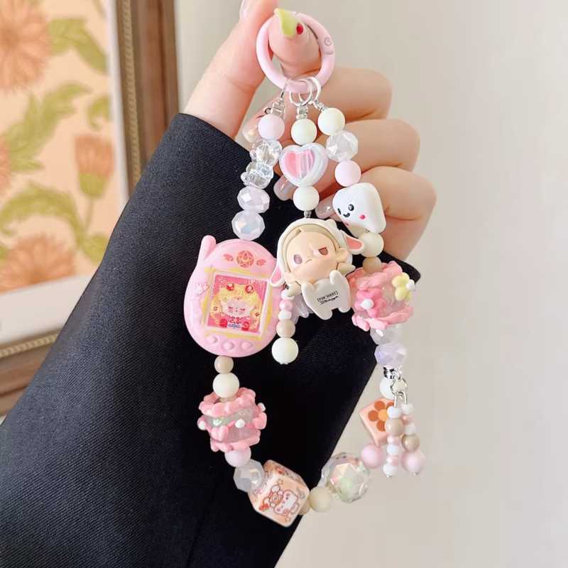 Bright and fun, the Molly Zsiga Skull Pajama Party DIY Beaded Phone Charm invites you to craft an accessory bursting with personality - Image 2