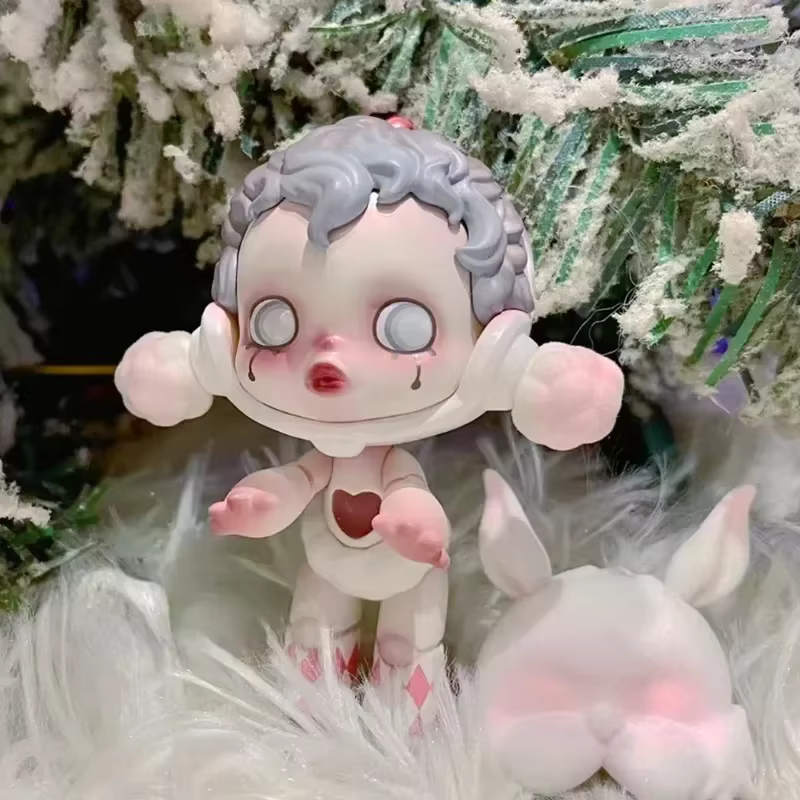 Anime Action Figure Charm Dolls Skullpanda Amusement Park Cutie—9cm Key Add-On Gift