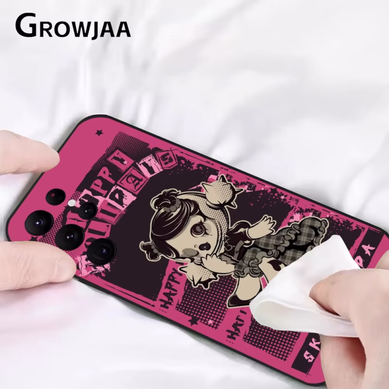 S-SKULLPANDA 5G Protective Silicone Art Design Case for Galaxy S25/S24/S23/S22/S21/S20 Ultra and S20 Plus