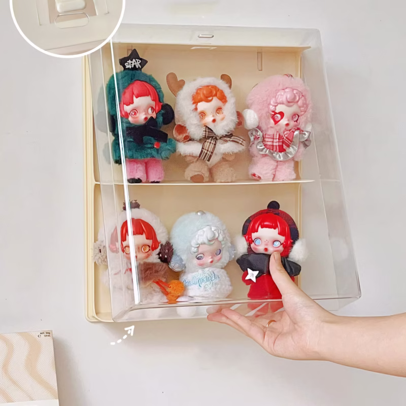 Popmart and SKULLPANDA come together to transform display with the Transparent Plush Dolls Display Box