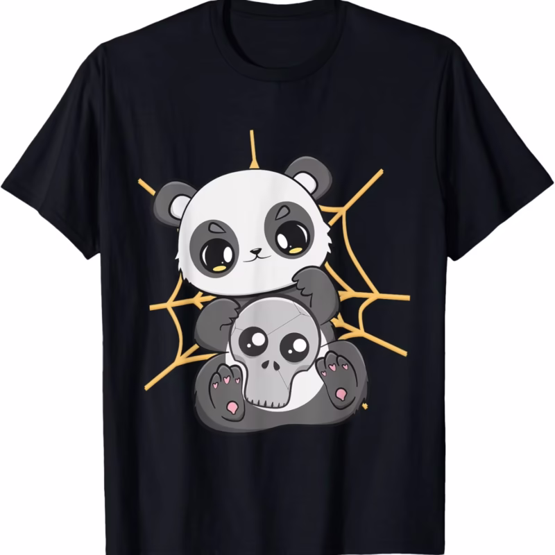 This pajama top is great for the Halloween season as it straddles the line between cute and uncanny