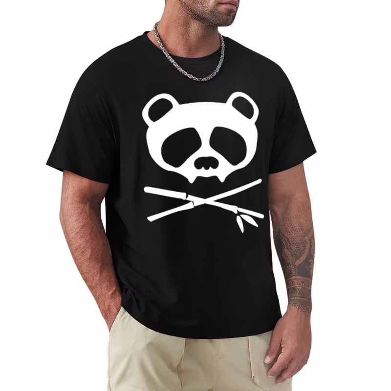 Men's black t-shirts and summer anime shirts for bigger sizes - Image 3